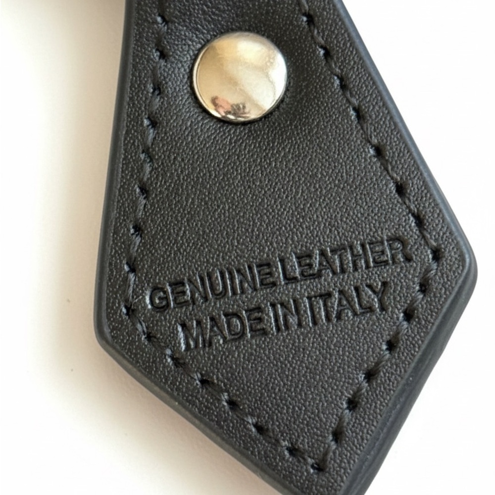 Authentic Vivienne Westwood Silver and Black Leather Keychain - Picture 3 of 4